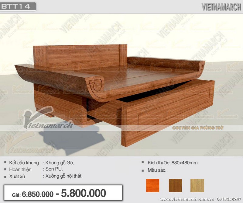 Những Mẫu Ban Thờ Treo Tường Co Ngăn Keo đẹp Nhất