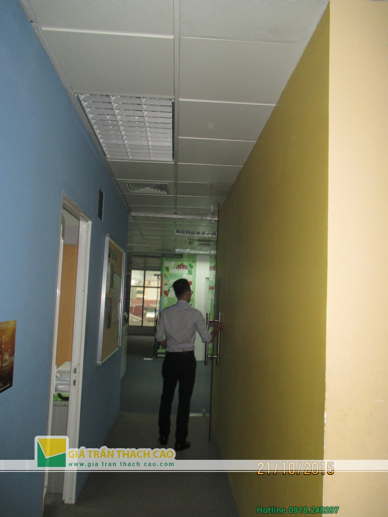 Khảo sát làm trần thạch cao văn phòng công ty IVY PREP tòa nhà Thành Công