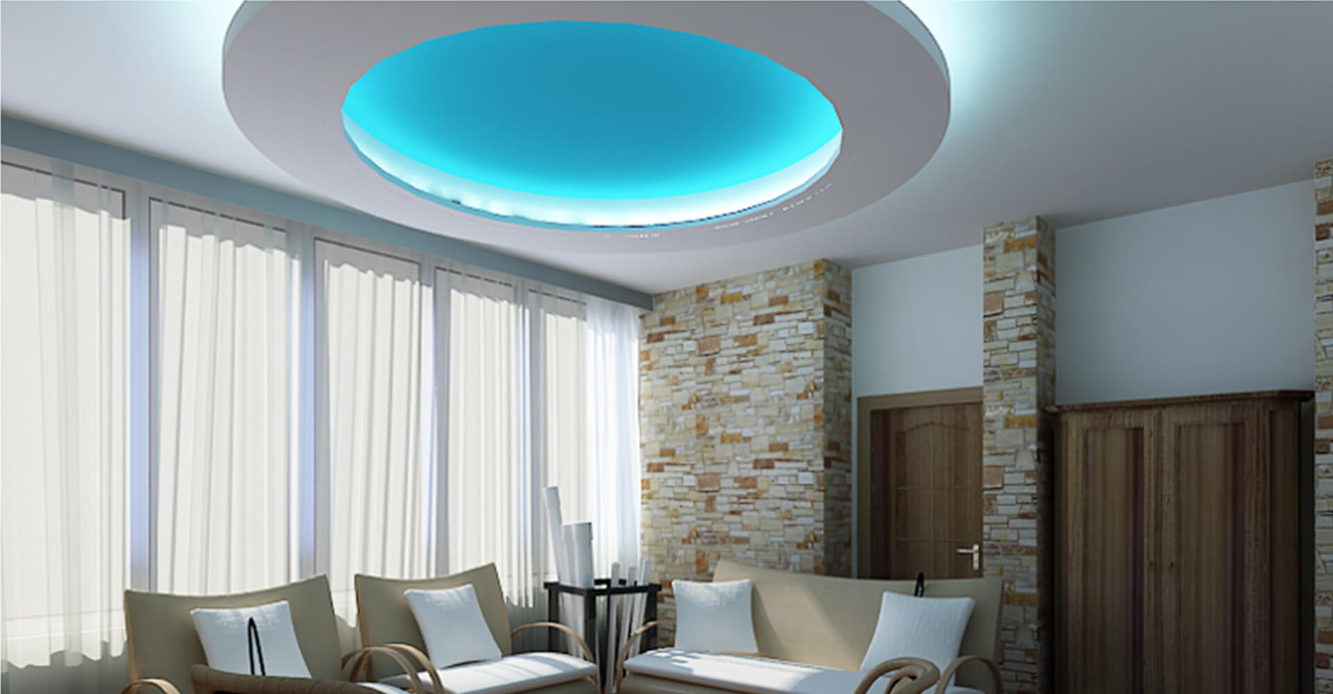 22 mẫu trần thạch cao phòng khách hình tròn đẹp hoàn hảo dành cho bạn