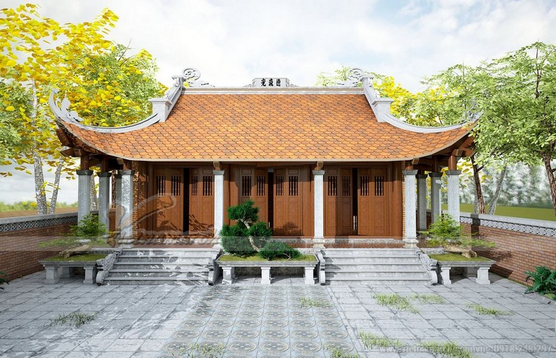 Những đặc điểm của nhà thờ họ mái đao và những mẫu nhà thờ họ mái đao đẹp